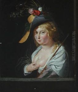 Portait Of A Young Lady (after Vermeer) by Han Van Meegeren