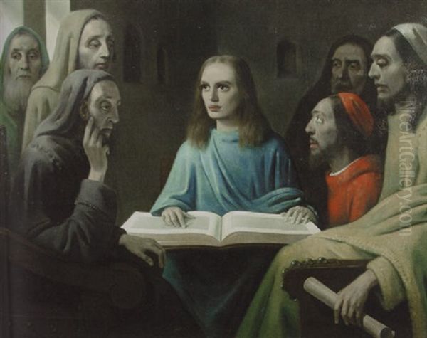 Christ And The Scribes In The Temple - view 1