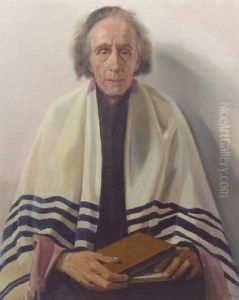Portrait Of Jopie Breemer As A Praying Jew by Han Van Meegeren