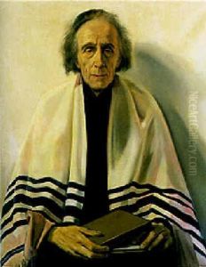 Portrait Of Jopie Bremer As A Praying Jew by Han Van Meegeren