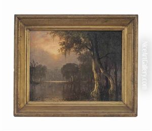 Atchafalaya River Swamp by Joseph Rusling Meeker