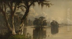 Achafalaya River Scene by Joseph Rusling Meeker