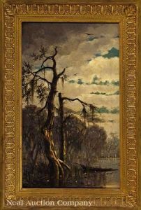 Near Manchac Bayou (louisiana) by Joseph Rusling Meeker