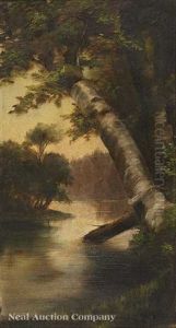 Along The Banks Of The Mississippi River by Joseph Rusling Meeker