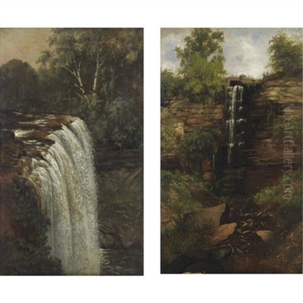 Minnehaha Falls (+ Woodland Falls; Pair) - view 1