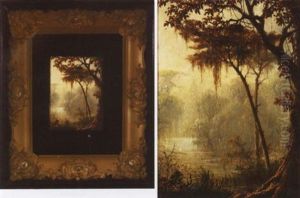 Louisiana Bayou Landscape by Joseph Rusling Meeker