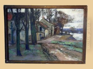 Maisons Bordant Un Fleuve Maisons Bordant Un Fleuve