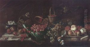 Nature Morte De Fruits Sur Un Entablement Nature Morte De Fruits Sur Un Entablement