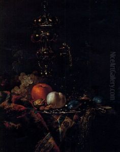 Nature Morte Au Hanap, Aux Raisins Et Autres Fruites