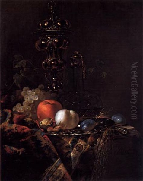 Nature Morte Au Hanap, Aux Raisins Et Autres Fruits - view 1