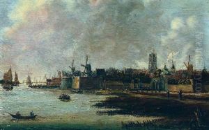 Hollandische Hafenstadt by Jan Meerhout