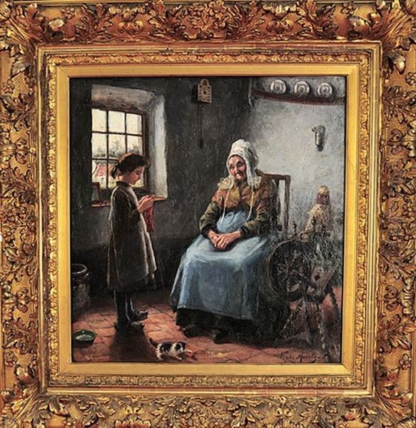 Scenes D'interieur, Femme Et Jeune Fille - view 1