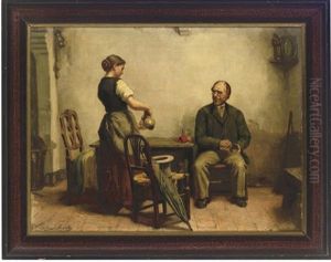 A Welcome Refreshment by Franz Meerts