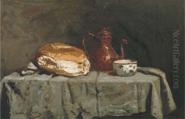Bread And A Coffeepot - view 1