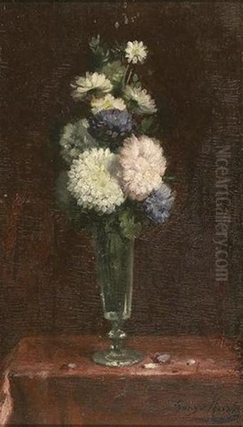 Vase De Fleurs Sur Une Table - view 1