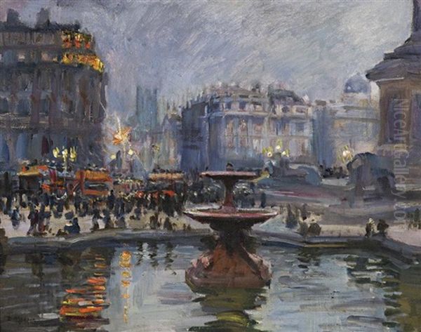 Trafalgar Square, London - view 1