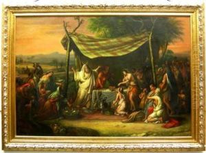 Scena Dell'offerta Per Il Vitello D'oro