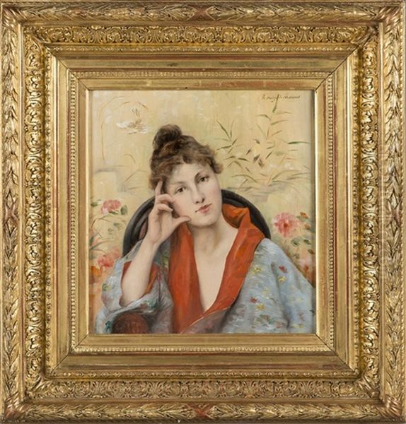 Jeune Femme En Kimono - view 1