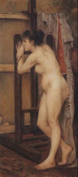 Femme Nue Dans Un Atelier - view 1