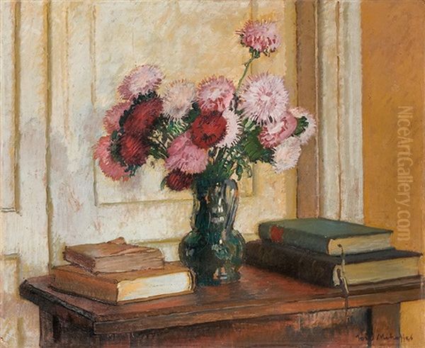 Still Life With A Bouquet Of Asters - view 1