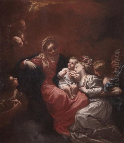 Mystic Marriage Of Saint Catherine - view 1