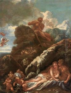 Galatea, Acis E Polifemo by Lieven Mehus