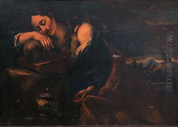 Maddalena Penitente In Un Paesaggio - view 1