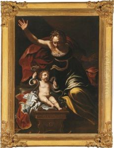 Szene Aus Der Kindheit Des Herkules (scena Dell'infanzia Di Ercole)