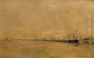 Puerto De Barcelona by Eliseo Meifren y Roig