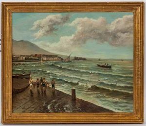 Fisherman At Cadaques by Eliseo Meifren y Roig