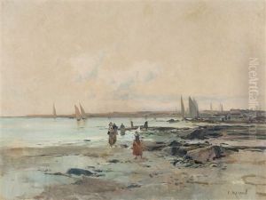 Coastal Landscape by Eliseo Meifren y Roig