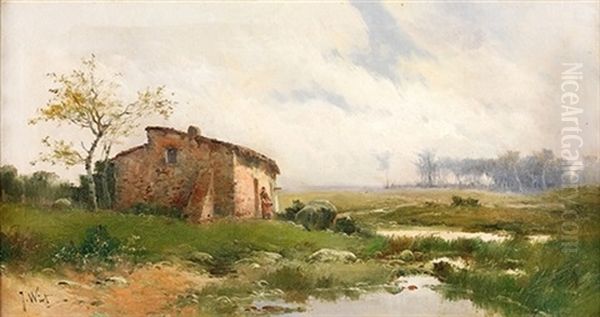 Paisaje Con Campesina - view 1