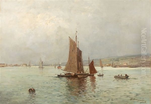 Bateaux De Peche by Eliseo Meifren y Roig