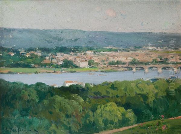 Paisaje Fluvial, Probablemente Saint-germain-laval - view 1