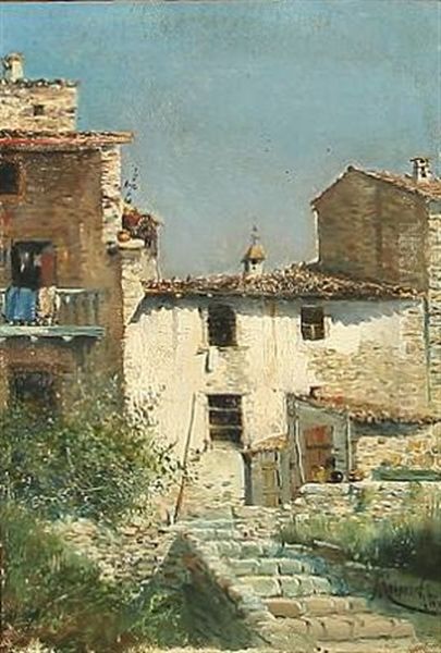 A Village Scene In Spain - view 1