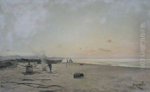 Fischer Am Strand