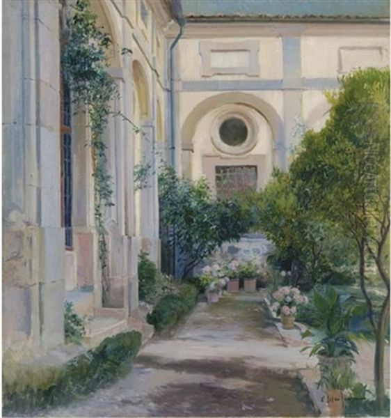 El Patio (the Courtyard In The House Of The Artist) - view 1