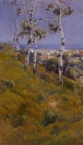 Barcelona Desde El Tibidabo (a View Of Barcelona From The Tibidabo) by Eliseo Meifren y Roig