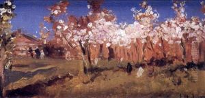 Paisaje Con Almendros En Flor