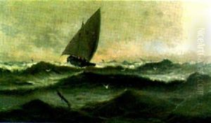 Velero De Pescadores En Alta Mar Velero De Pescadores En Alta Mar