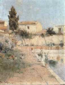 By The Pool by Eliseo Meifren y Roig