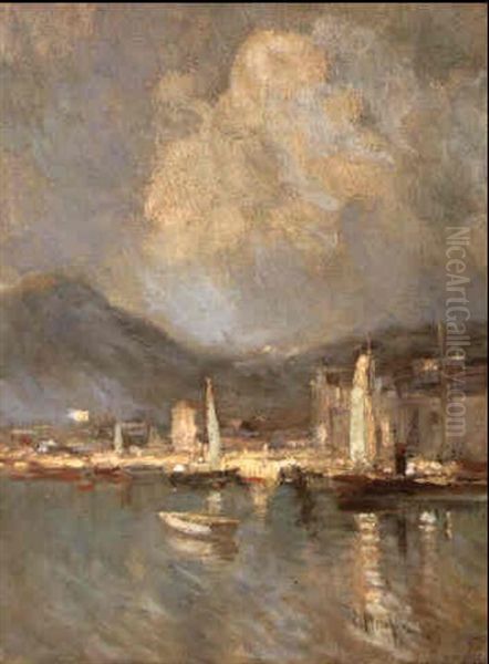 Vista De Puerto Con Barcos - view 1