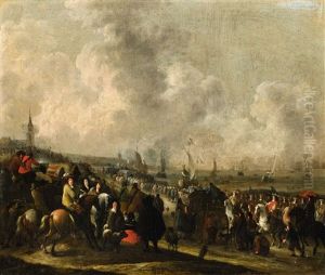 Charles Ii's Voyage From Scheveningen To England by Hendrick De Meijer