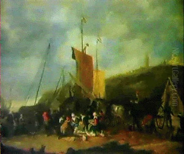 Fischmarkt Am Strand Von Scheveningen - view 1