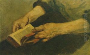 Hands Holding A Book by Pieter Meiners