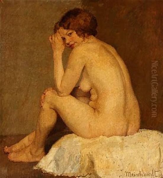 Seated Nude Female - view 1