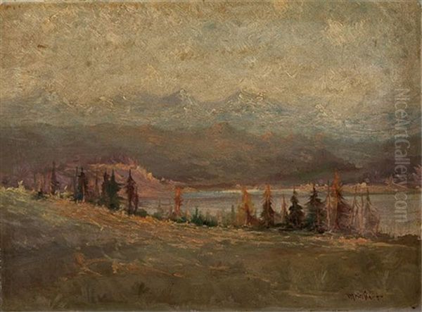 Autumn Landscape Along The River - view 1