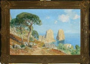 Scene From Capri by Georg M. Meinzolt