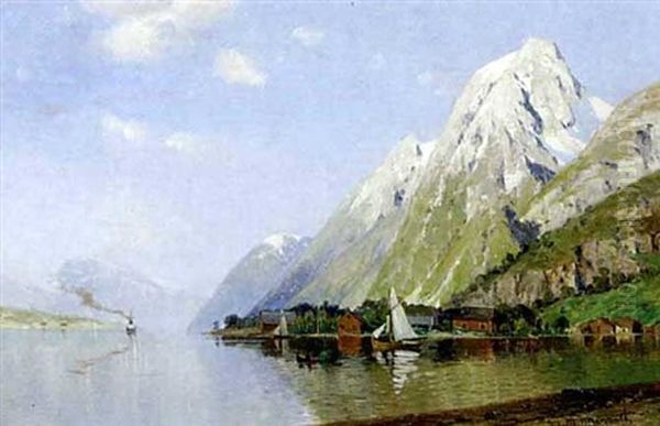 Norwegische Fjordlandschaft - view 1