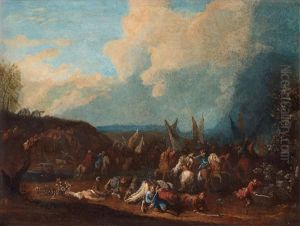 Cavalry Battle by Jan-Baptiste van der Meiren